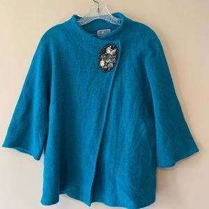 JM Collection Wool‎ Cardigan